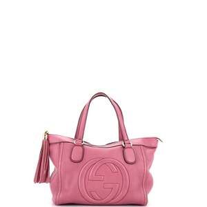 Gucci Soho Zip Tote Leather Small #254153G78B
